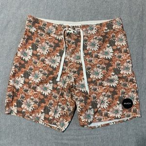 RVCA Vintage Brushed Board Shorts, Size 32